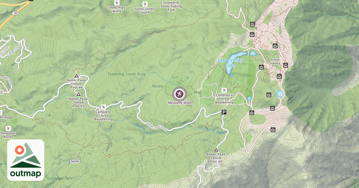 Map of McGuffy Wall