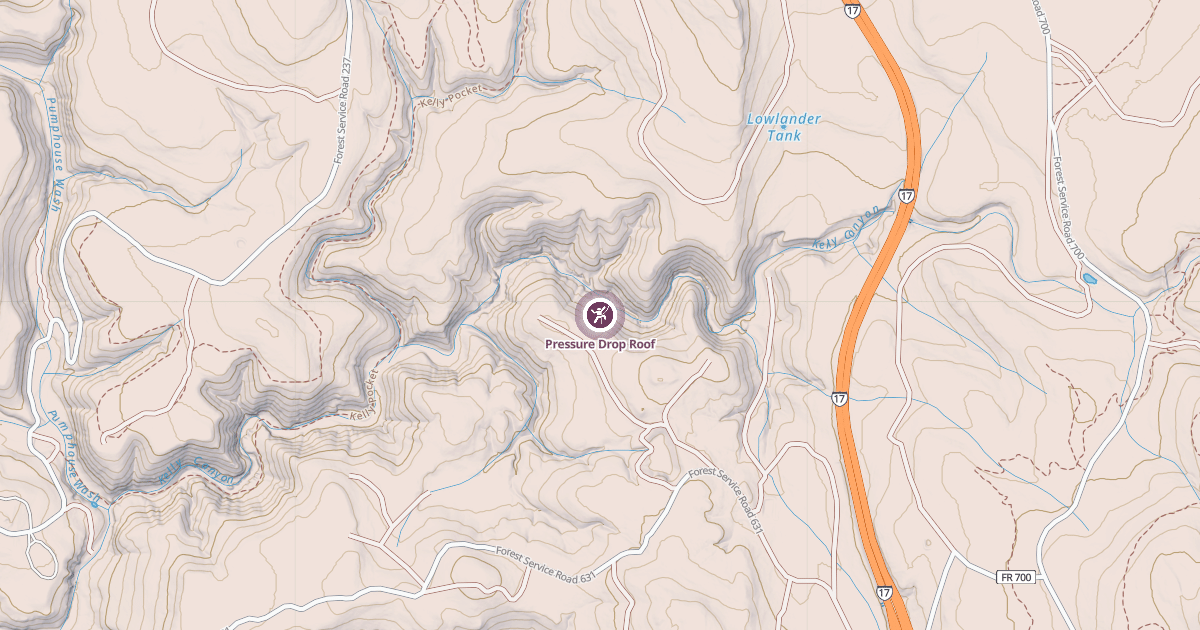 Map preview of Pressure Drop Roof