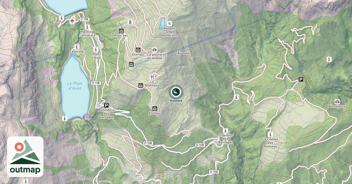 Map of Aussois