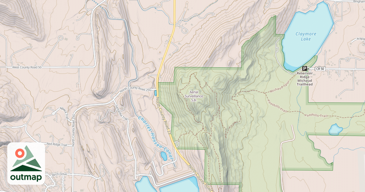 Map of Aerial Surveillance