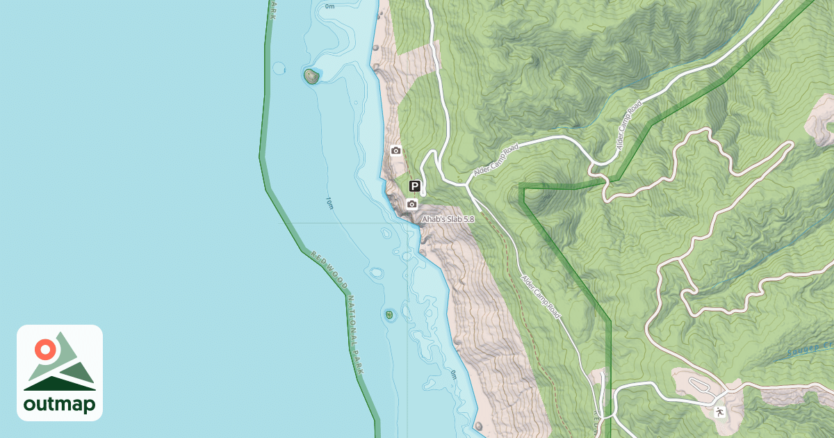Map of Ahab's Slab