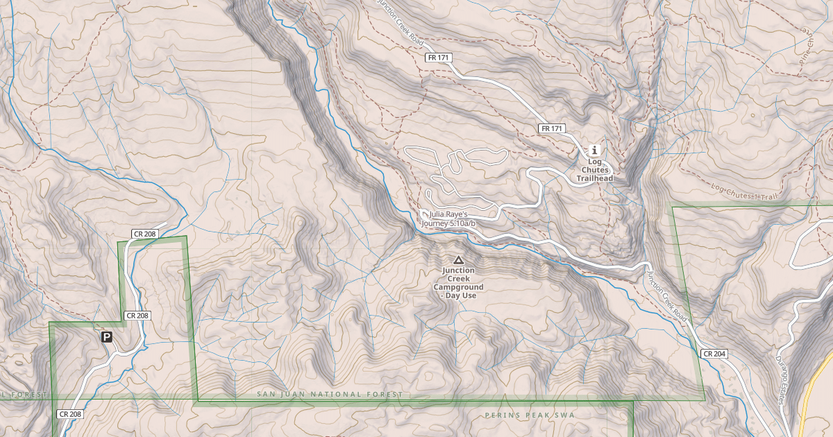 Map preview of Julia Raye's Journey