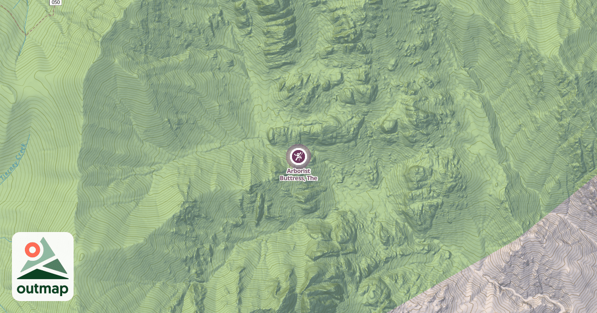 Map of Arborist Buttress, The