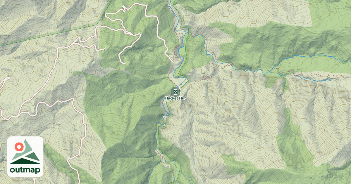 Map of Hacket Hut