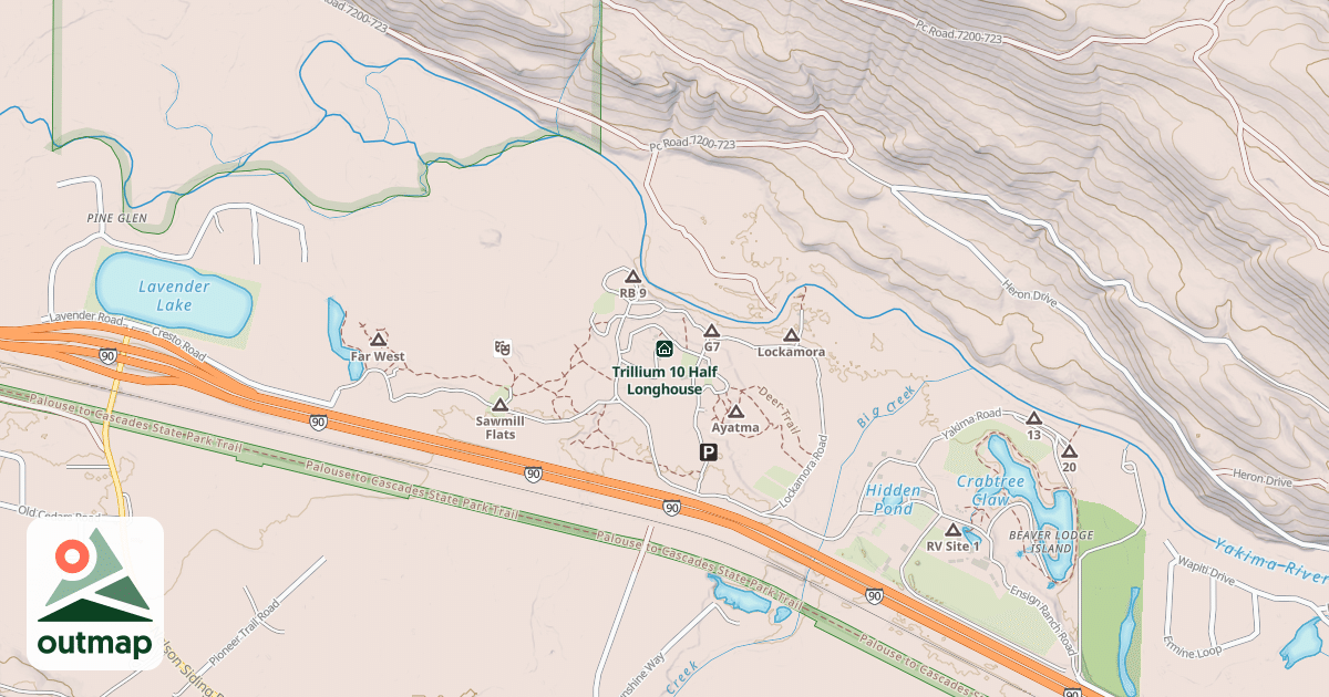 Map of Trillium 10 Half Longhouse