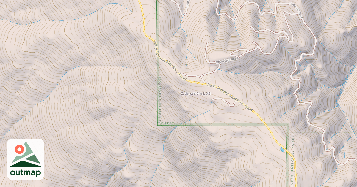 Map of Cadence's Climb