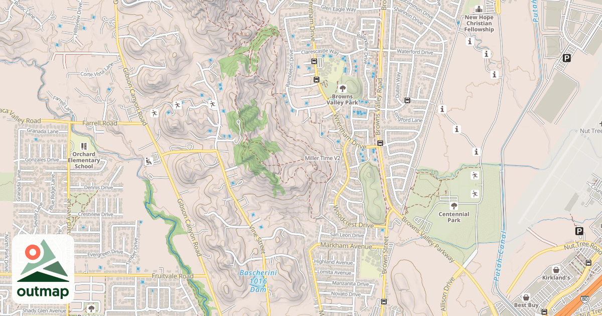 Map of Miller Time