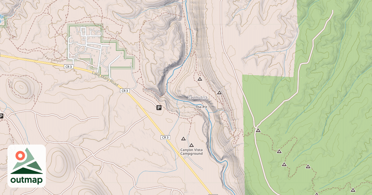 Map of Castillo