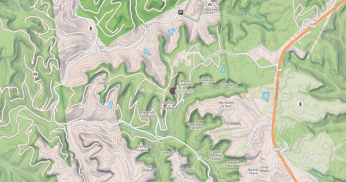 Map preview of Starry Night