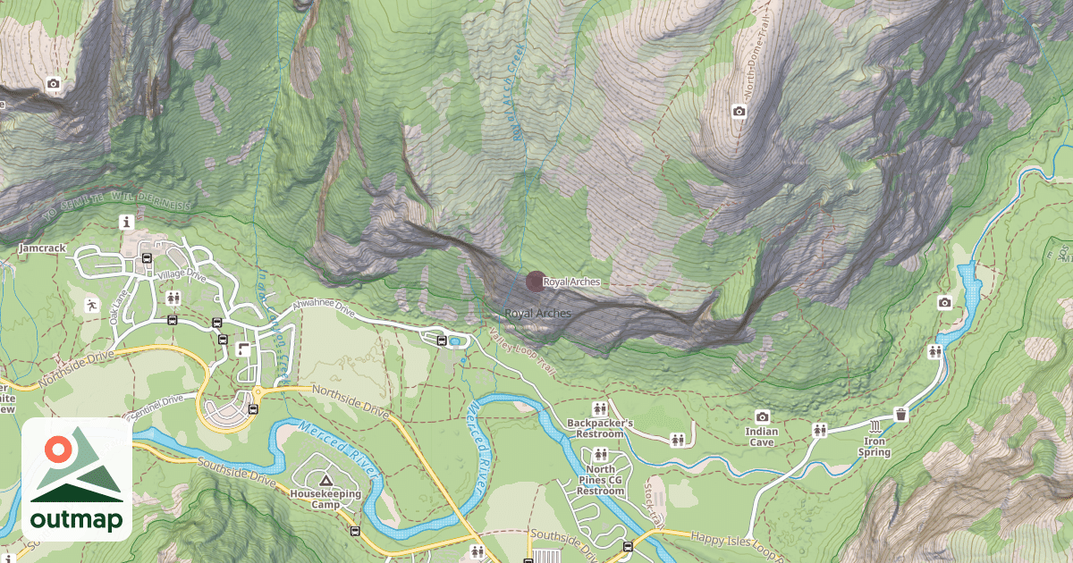 Map of Royal Arches