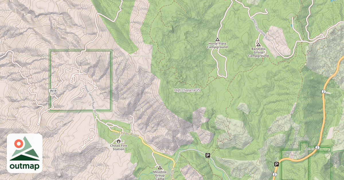 Map of High Chaparral