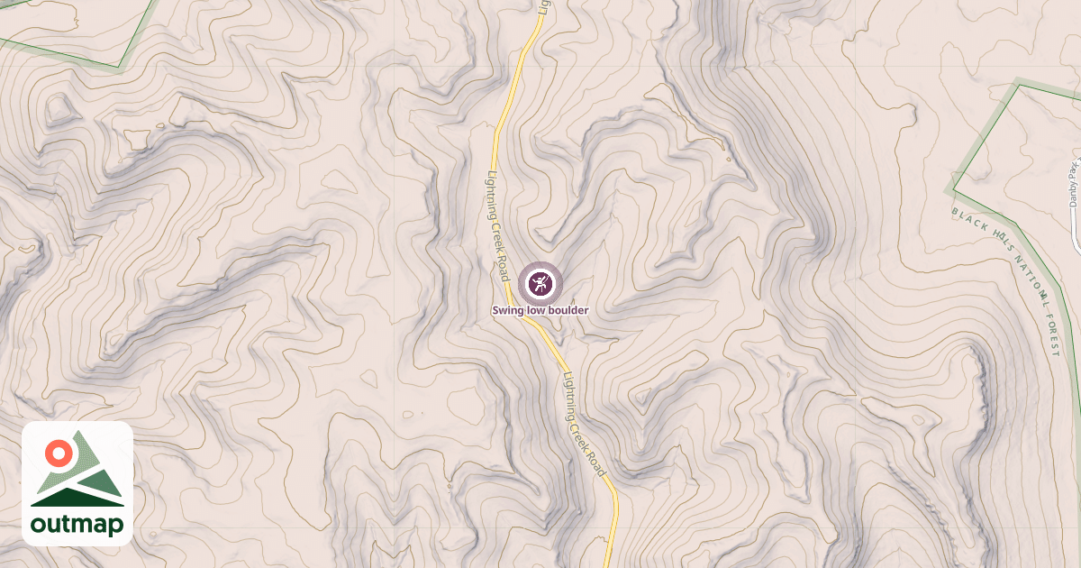 Map of Swing low boulder
