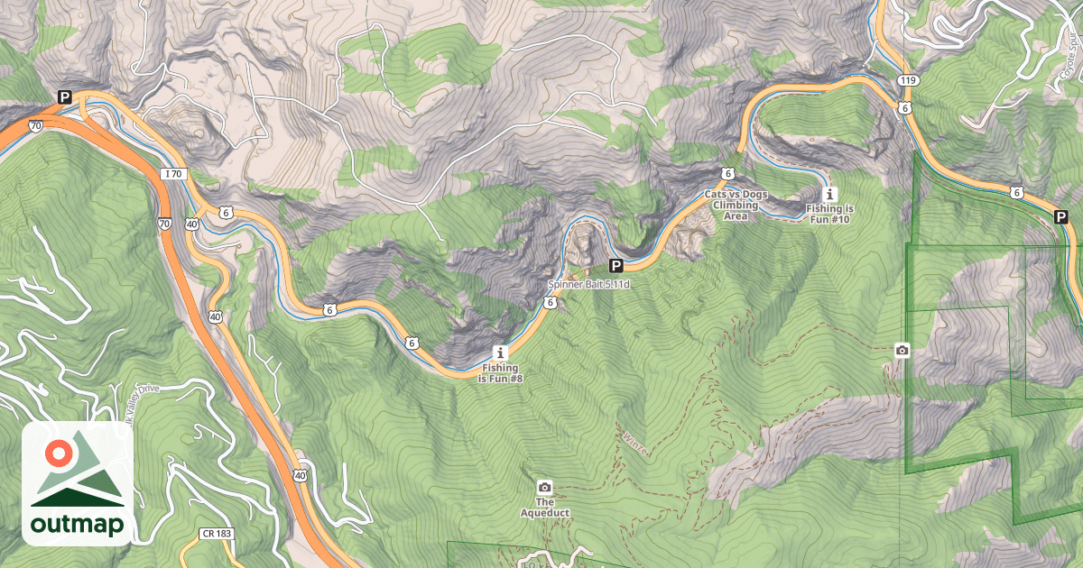 Map of Spinner Bait