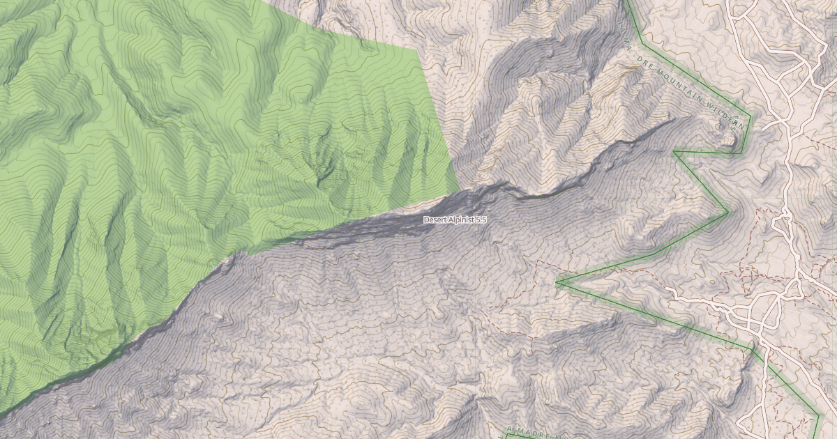 Map preview of Desert Alpinist