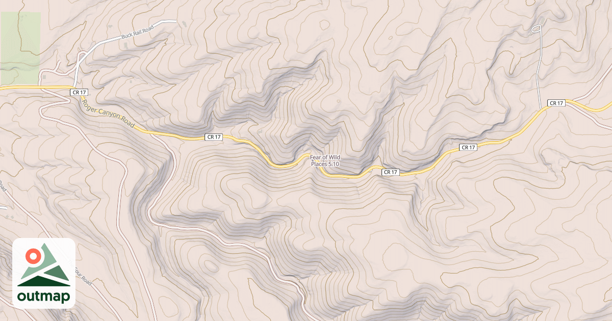 Map of Fear of Wild Places