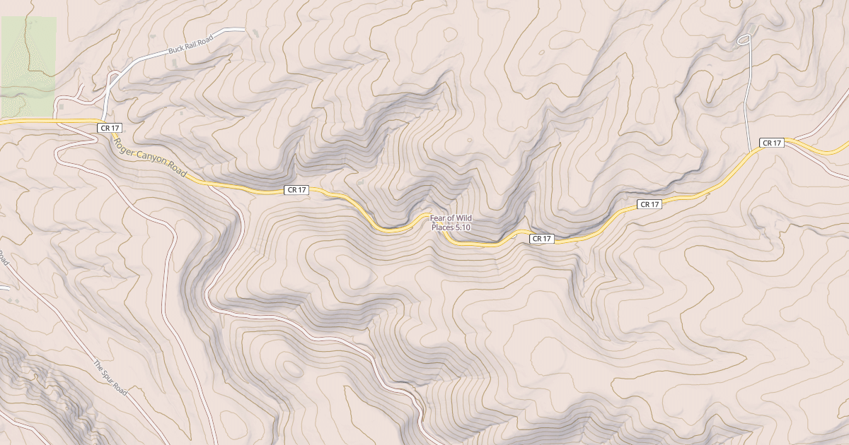 Map preview of Fear of Wild Places