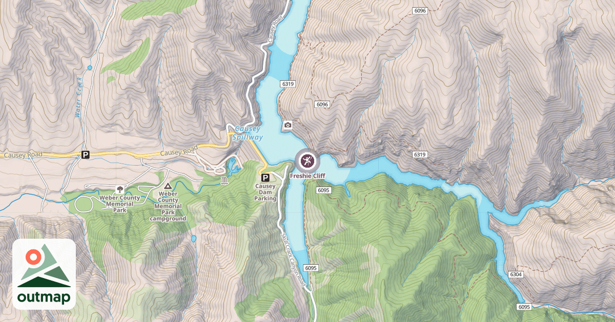 Map of Freshie Cliff