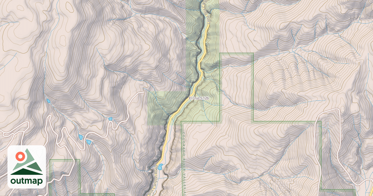 Map of El Cruz