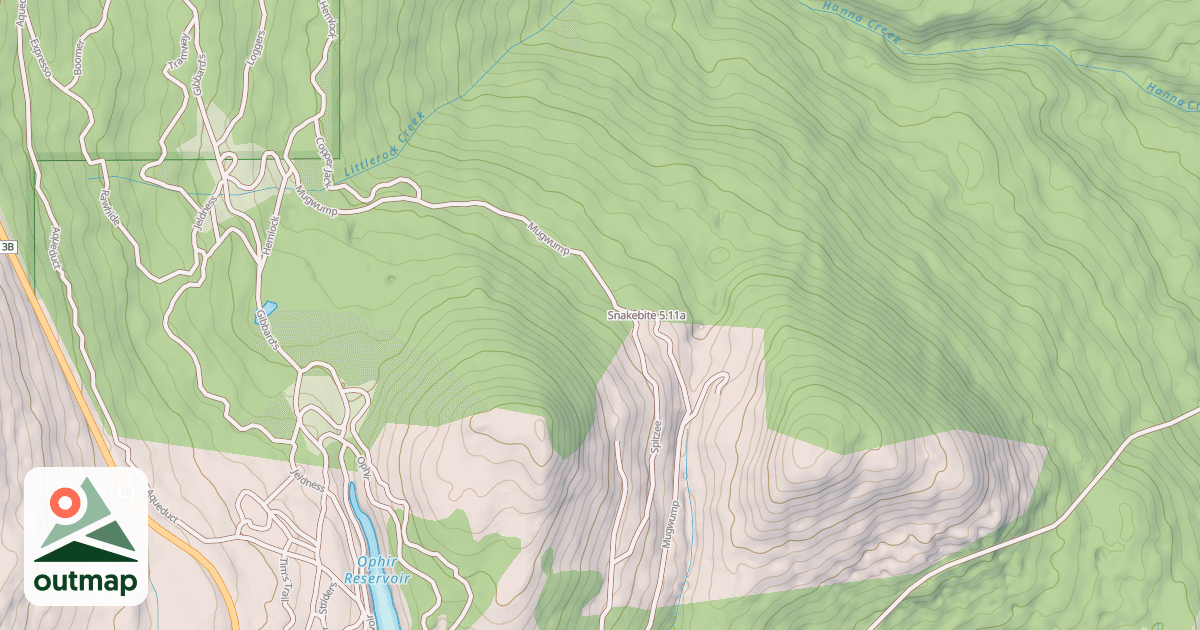 Map of Snakebite