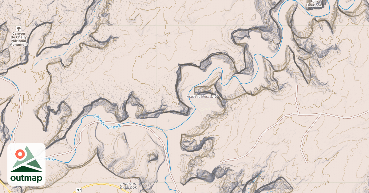 Map of Arachnid Mesa