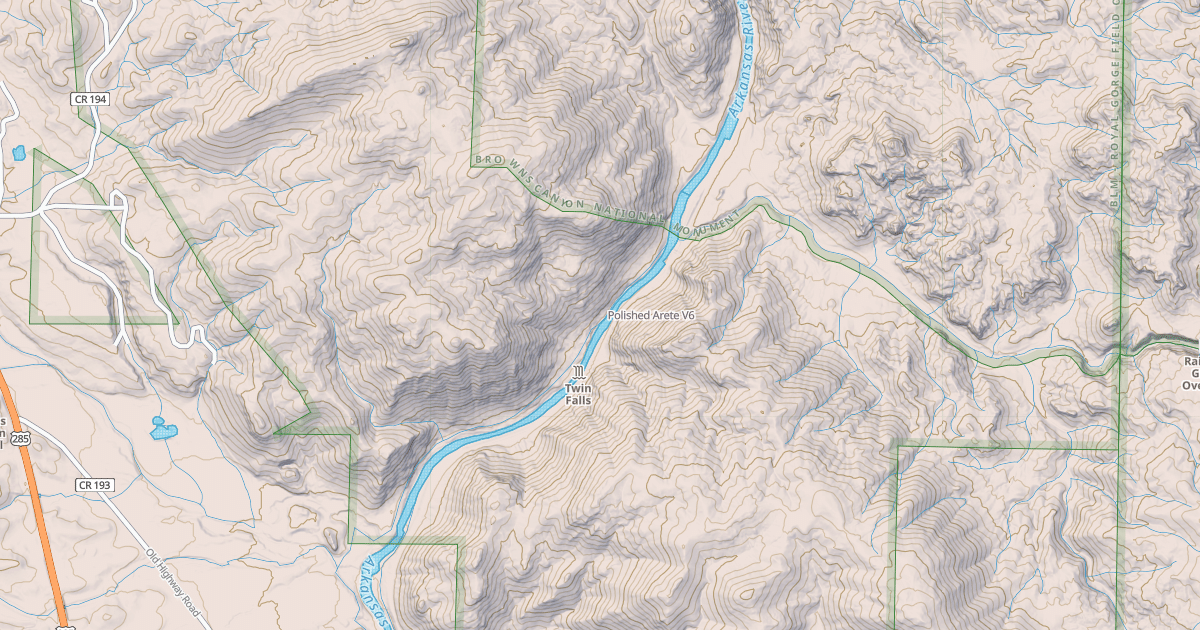 Map preview of Polished Arete