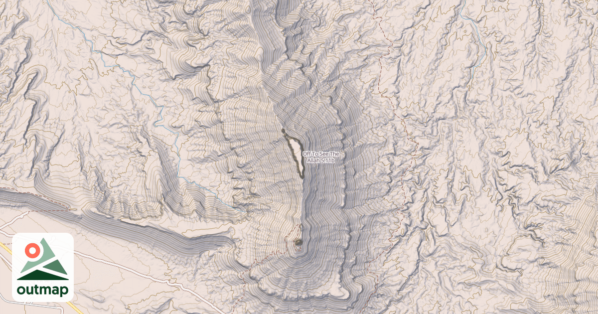 Map of Off To See The Allah
