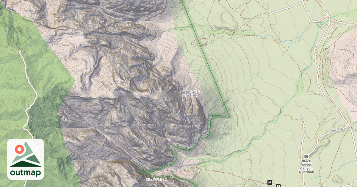 Map of Burros Gone Wild