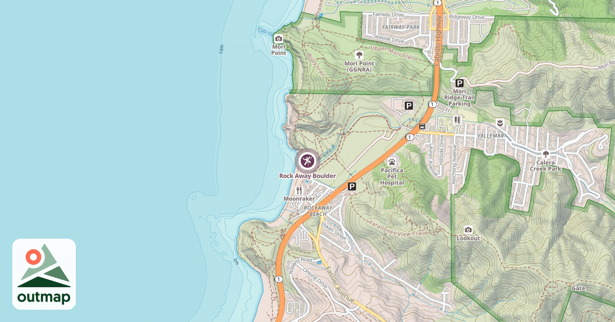 Map of Rock Away Boulder