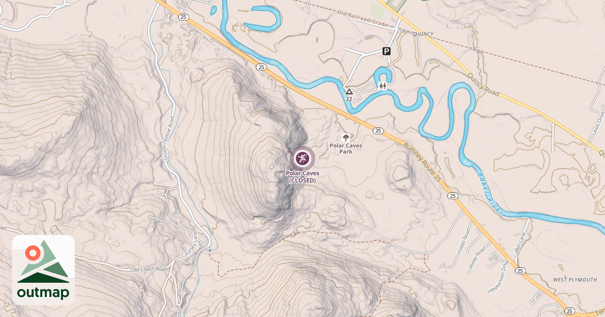 Map of Polar Caves (CLOSED)
