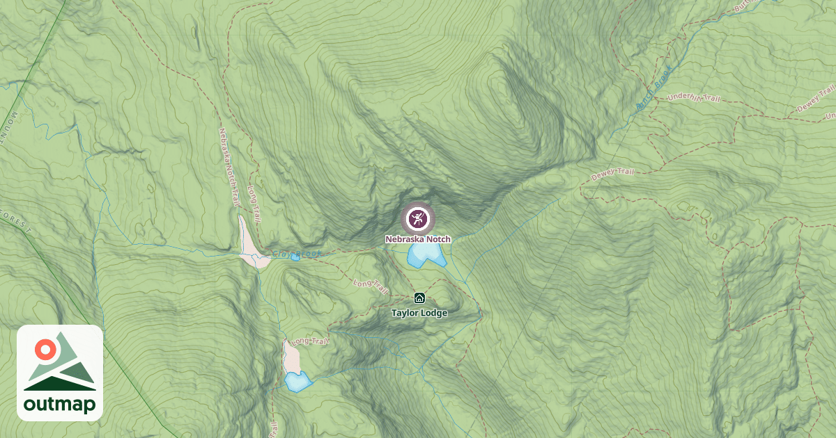 Map of Nebraska Notch