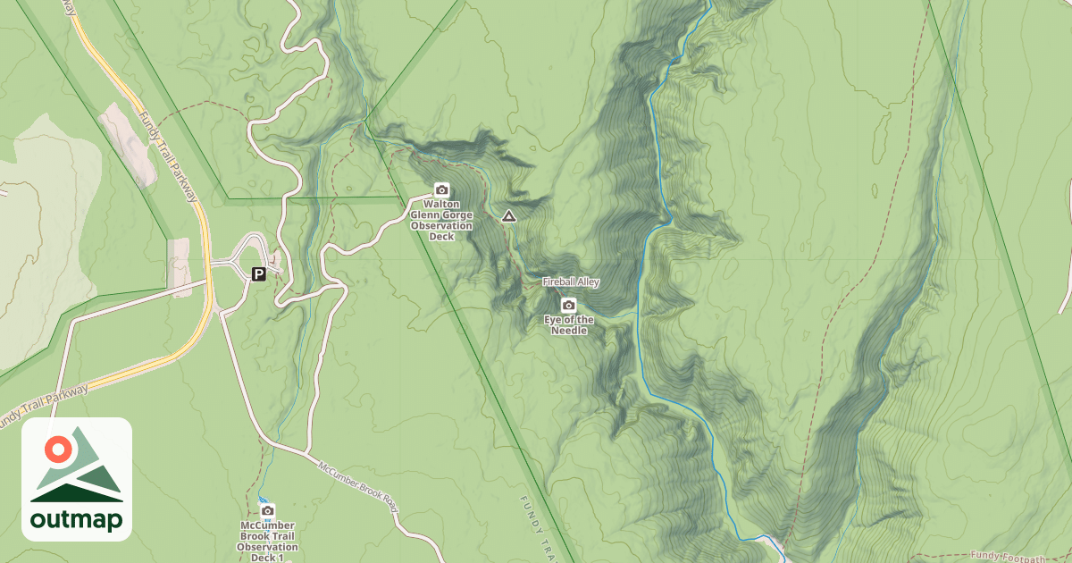 Map of Fireball Alley
