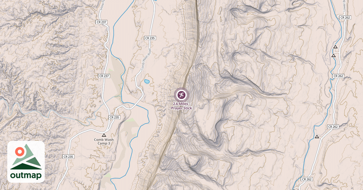 Map of 2.6 Miles - Prayer Stick