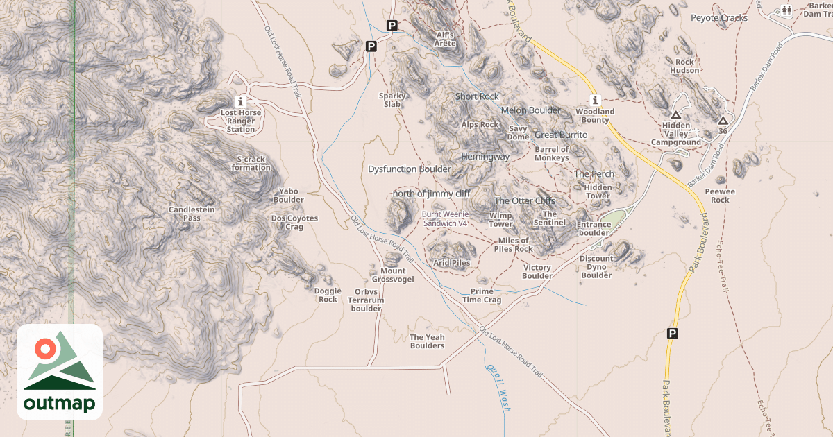Map of Burnt Weenie Sandwich