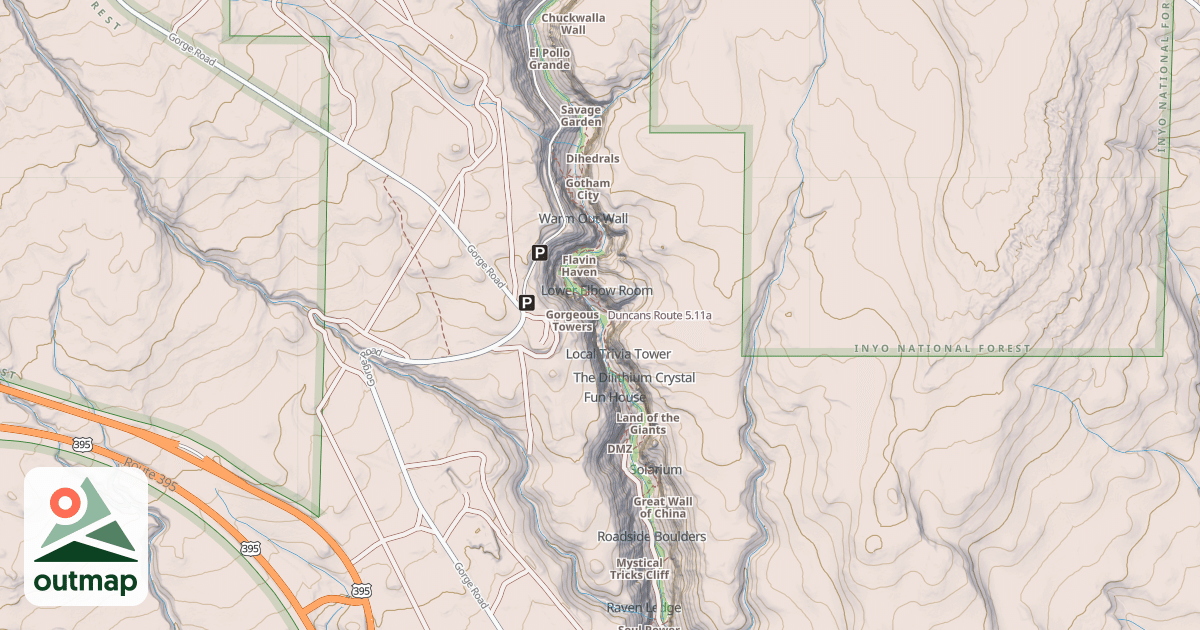 Map of Duncans Route