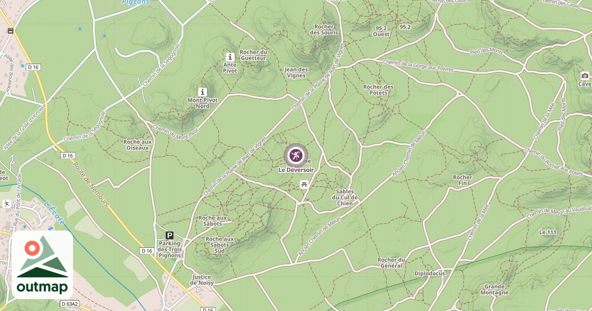 Map of Le Déversoir