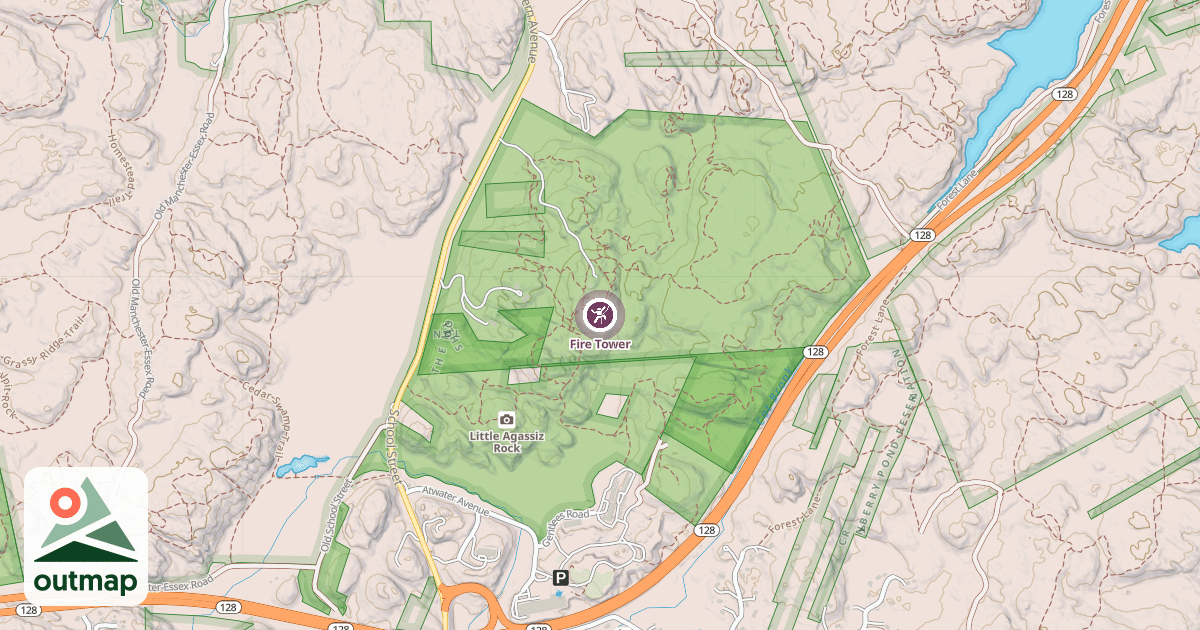 Map of Fire Tower