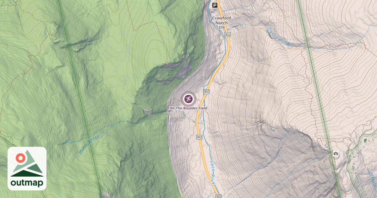 Map of 04. The Boulder Field