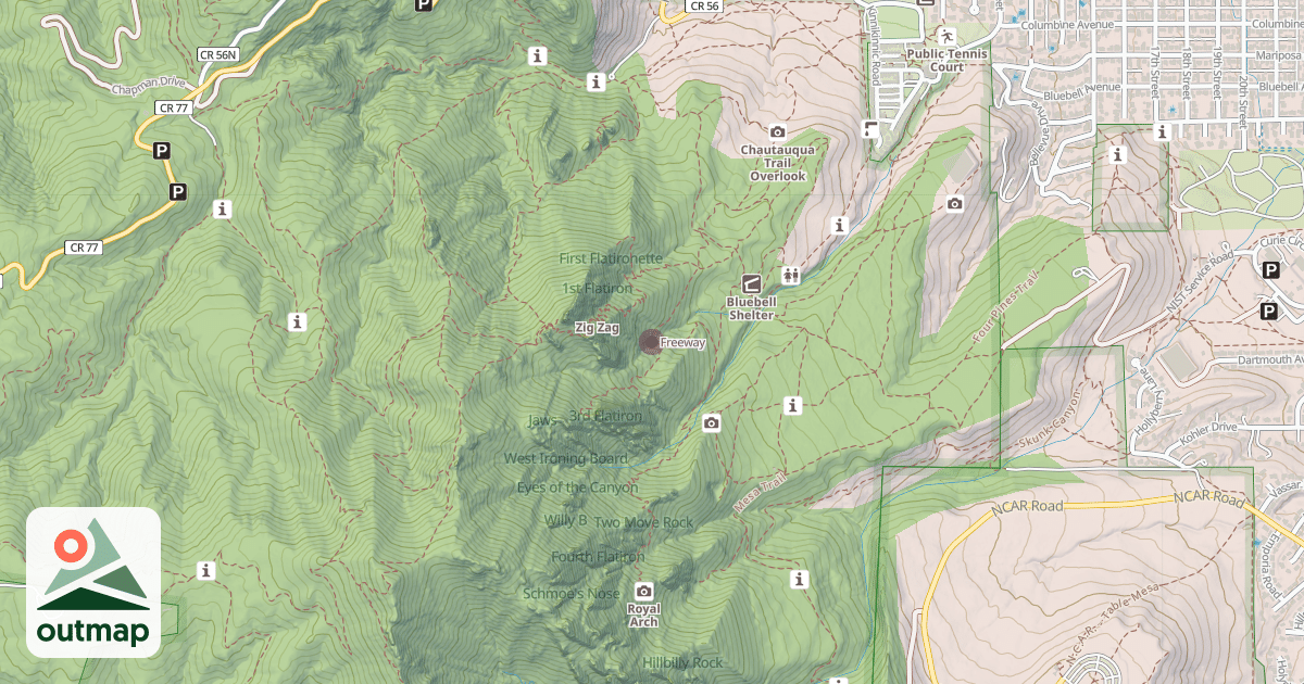 Map of Freeway