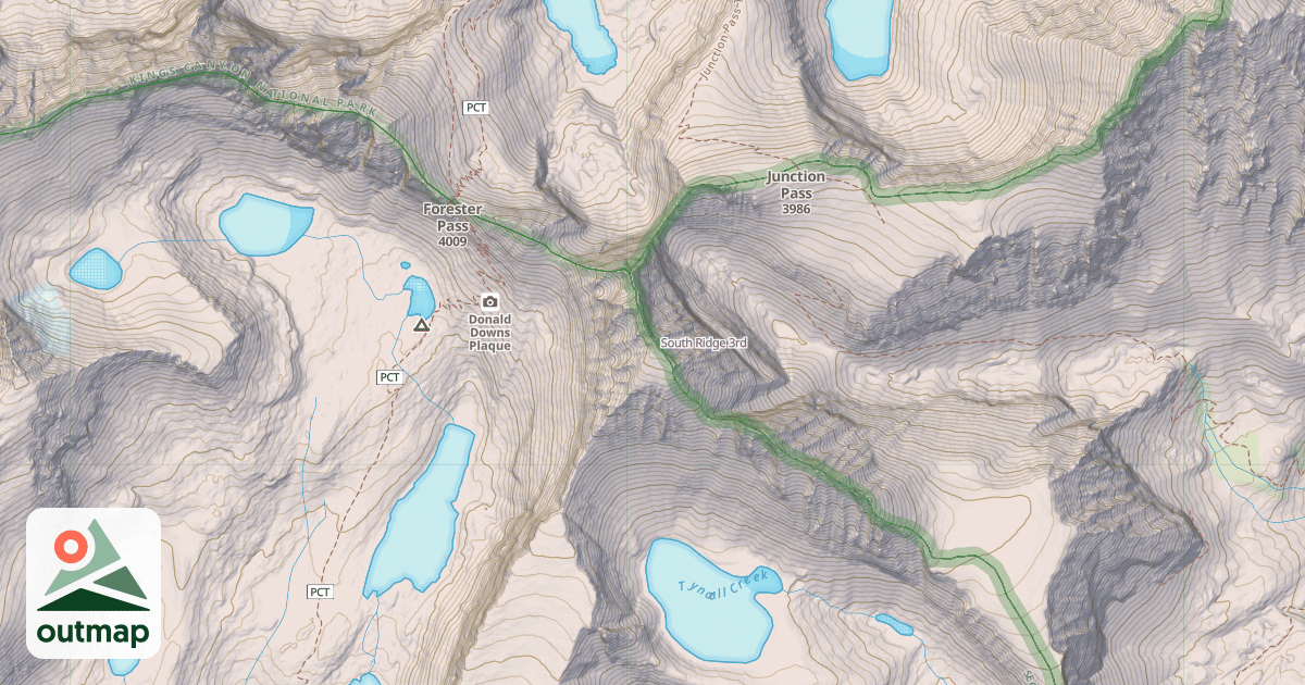 Map of South Ridge