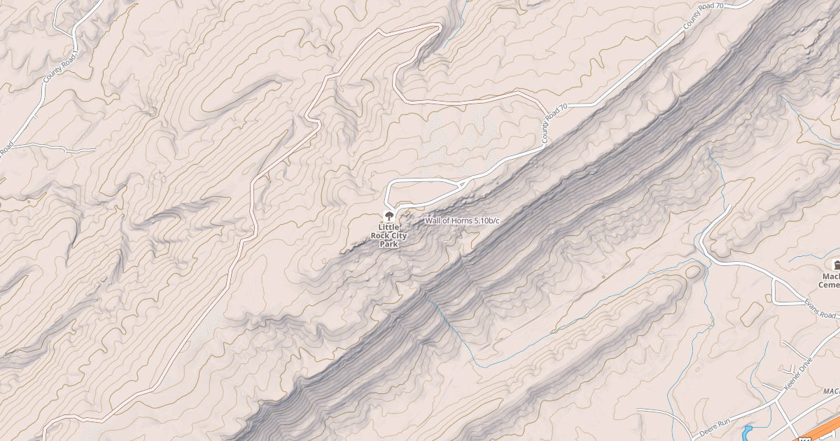 Map preview of Wall of Horns