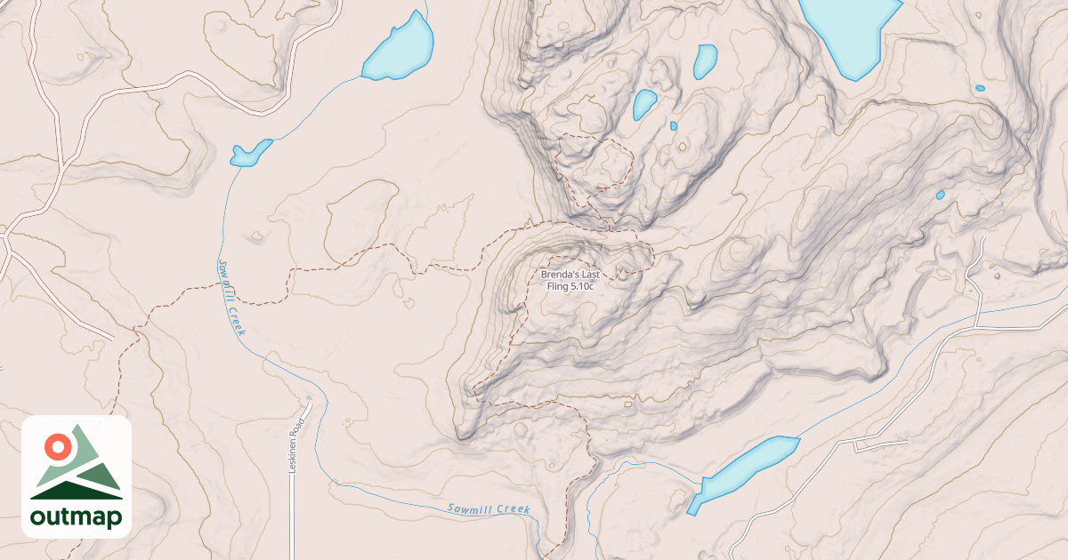 Map of Brenda's Last Fling
