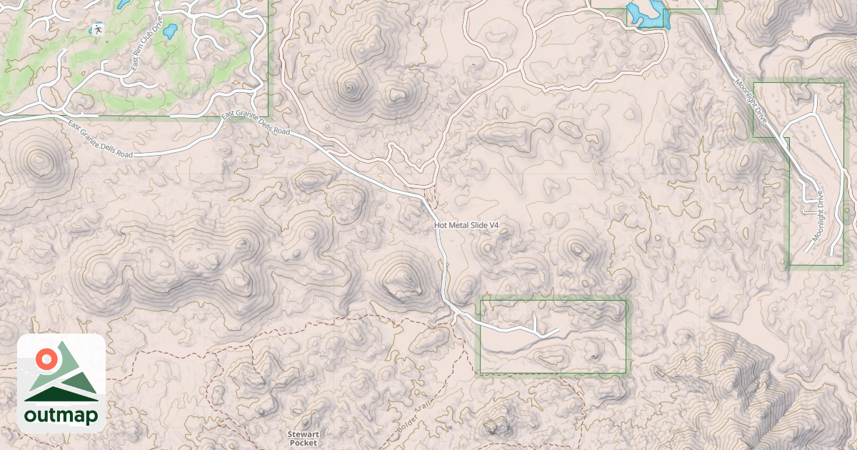 Map of Hot Metal Slide