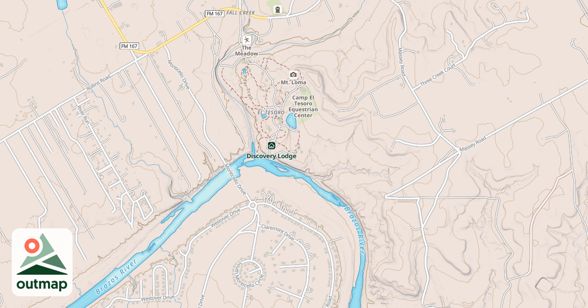 Map of Horizon Lodge