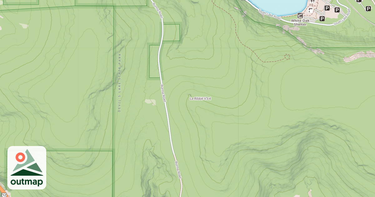 Map of Le Ribbit