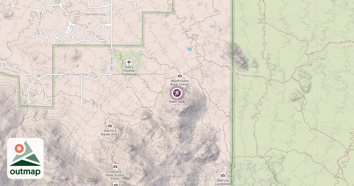 Map of Sven Slab