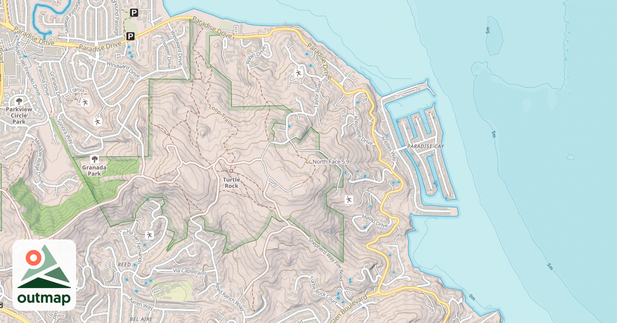 Map of North Face