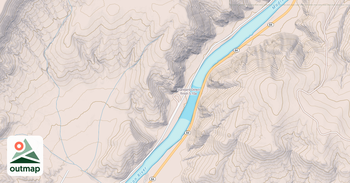 Map of Standard Direct finish