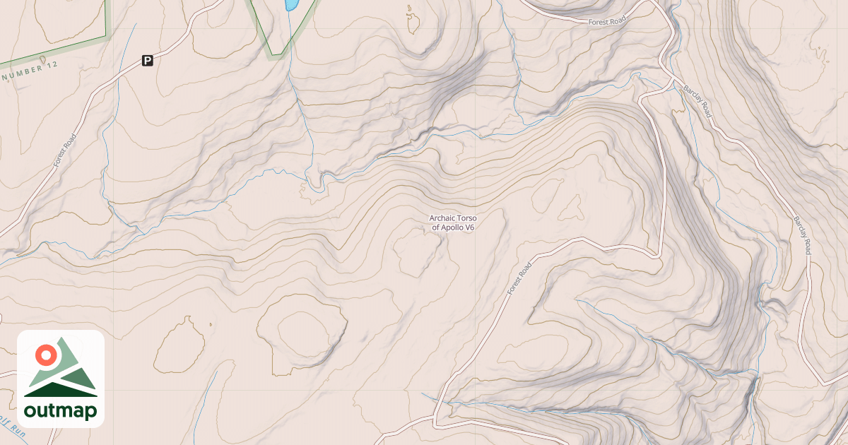 Map of Archaic Torso of Apollo