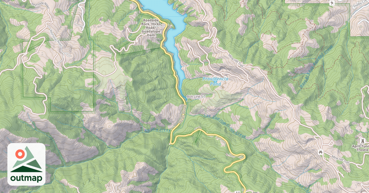 Map of Bolt Line