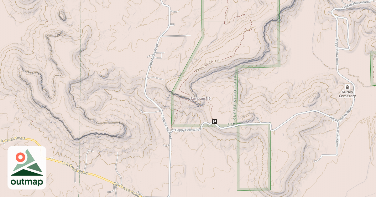 Map of Sampson